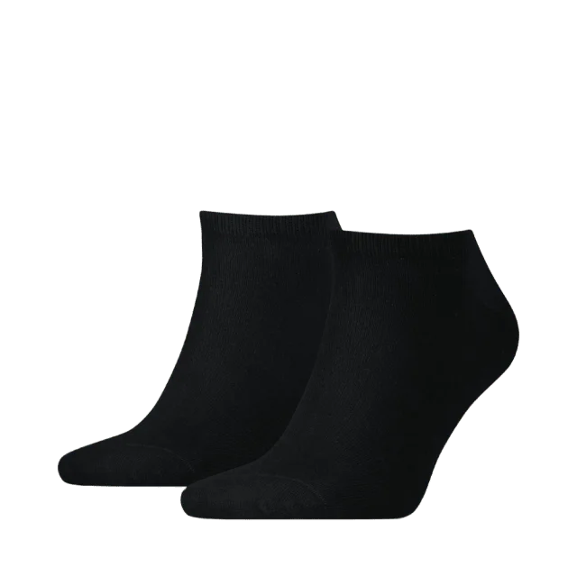 Tommy Hilfiger Mens Sneaker - Trainer Socks 2-pack Strumpor Herr Svart 39/42