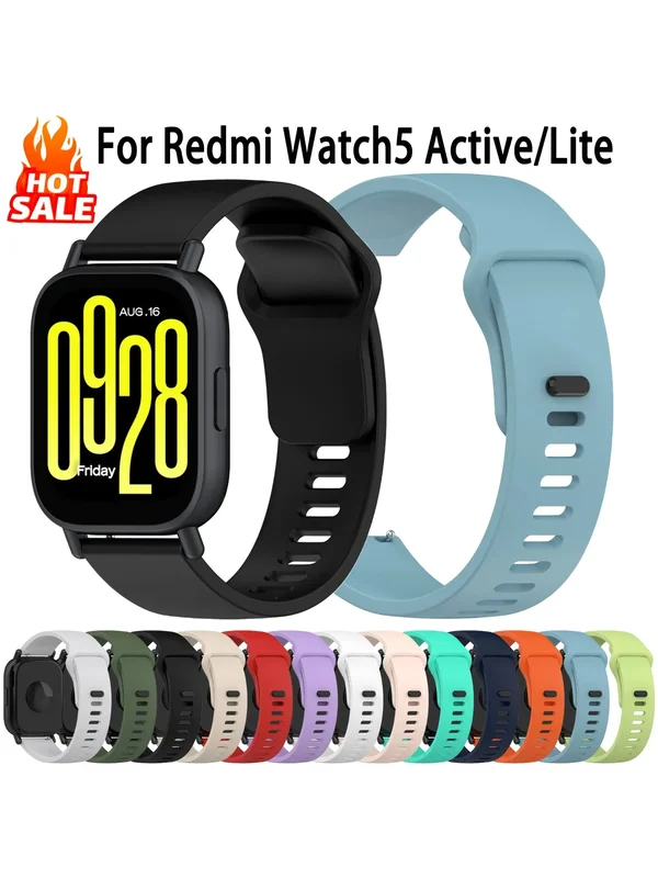 AliExpress - Original Silikonarmband für Redmi Watch 5 Active/5 Lite Smart Watch Sport Correa Armband Redmi Watch 5 Lite Band gut 2026
