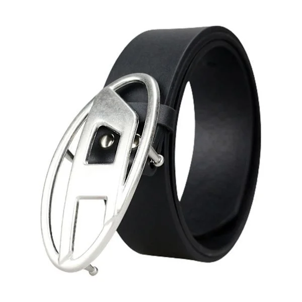 Adjustable Buckle Retro Solid D Letter Trendy Women's Belt Faux Leather