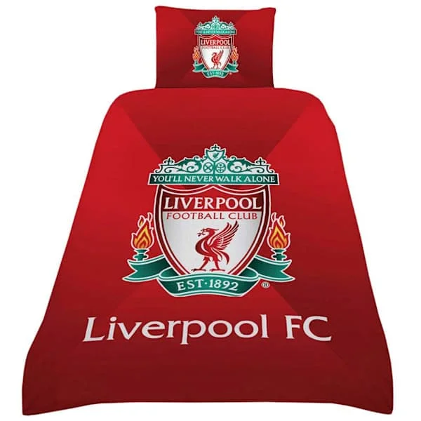 Sengetøj - Dynebetræk - Liverpool Football Club Rødt Dynebetræk Sæt + Pudebetræk 135*200