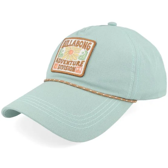 Billabong - Blå unconstructed Caps - Womens Adiv Blue Haze Dad Cap @ Hatstore