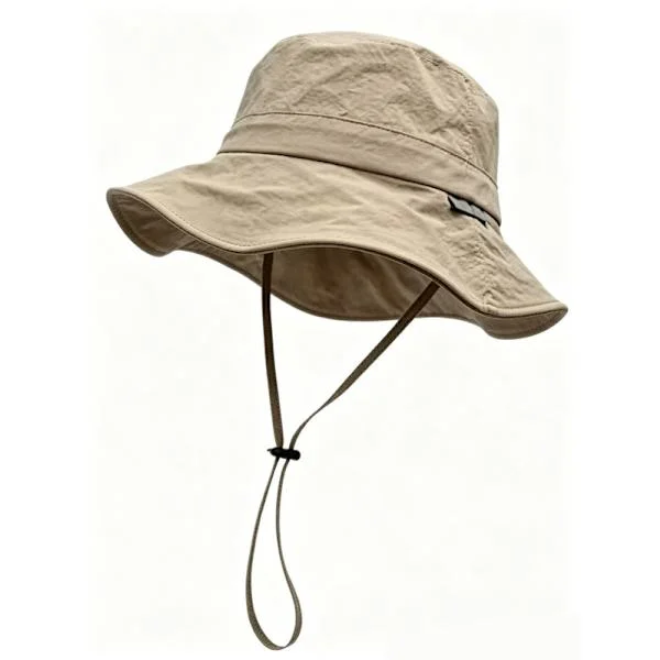 Unisex Waterproof Bucket Hat, Quick Dry Sun Hat with UV Protection, Suitable for Fishing and Summer Outdoor Activities, with Adjustable Chin Strap