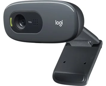 Logitech C270 HD Webcam - HD webbkamera med automatisk ljusanpassning
