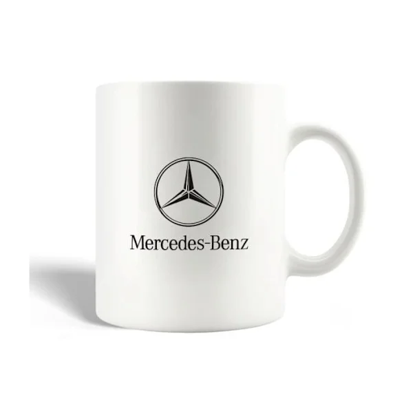 Muki - Mercedes-Benz - Auto - Keramiikka - Harmaa - 30cl - Astianpesukoneen kestävä