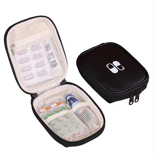Mini Bærbar Rejse Medicintaske - Førstehjælpskit Organizer