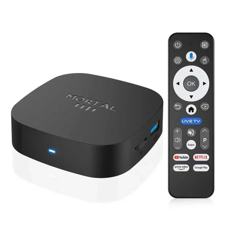 AliExpress - Mortal T1 + RK3518 Rockchip Smart TV Box BT5.4 Android 16.0 ROM 128GB RAM 8GB Wifi6 8K Assistant vocal lecteur multimédia TV Box