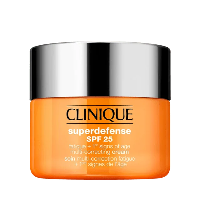 Clinique Superdefense SPF 25 fatigue multi-correcting Face cream, Dry to Combination Skin Dagcreme Dam 30 ML