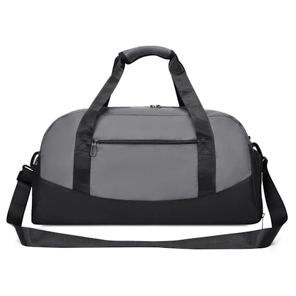 Gym Bag for Women and Men, Travel Bag with Shoe Compartment and Wet Pocket, Travel Bag, Duffel Bag, Carry-on, Overnight Bag (Grey)