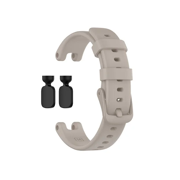 Mjukt silikonarmband för Garmin Lily damklocka, sportigt färgglatt armband, herrklocka för Garmin Lily med verktyg (Khaki)