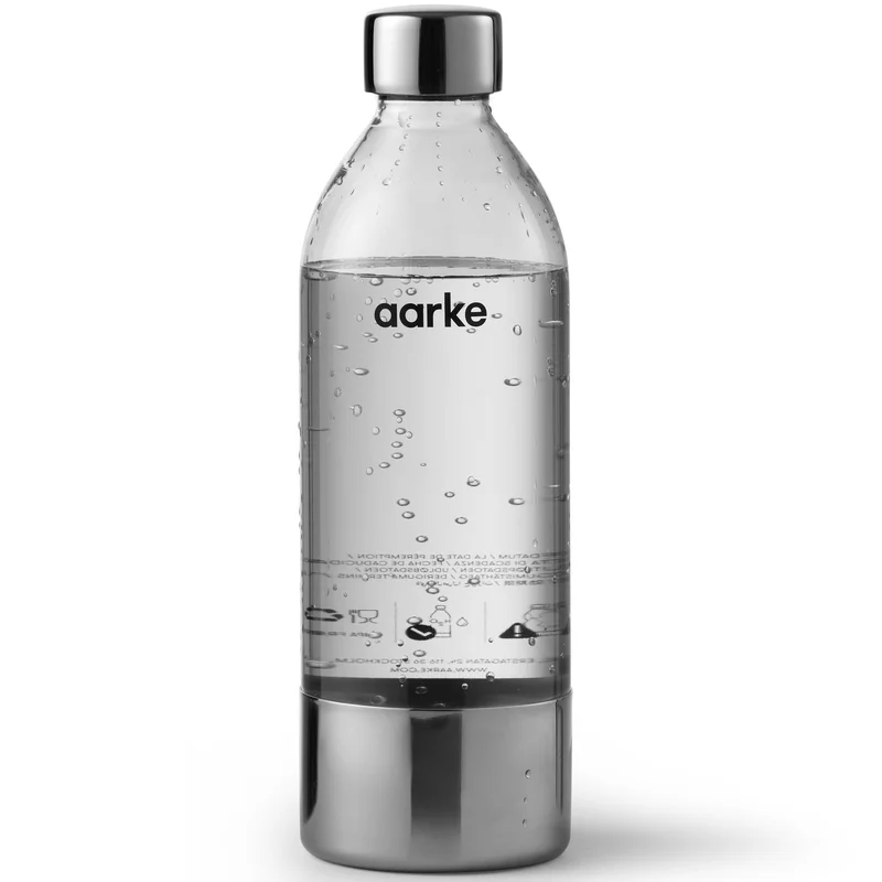 Aarke PET flaske til Carbonator 3, stål' - 'Polert stål