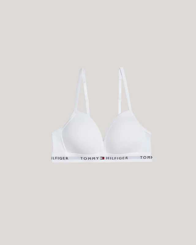 Tommy Hilfiger TRIANGLE BRA FIXED FOAM Hvit Undertøy Jente - Kids Brand Store