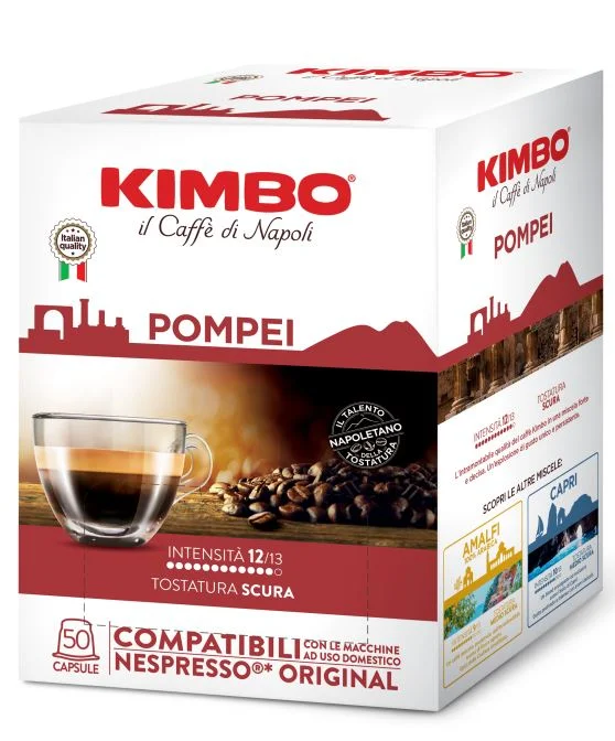 Kimbo Pompei - Kapsler til Nespresso-systemet 50 kapsler