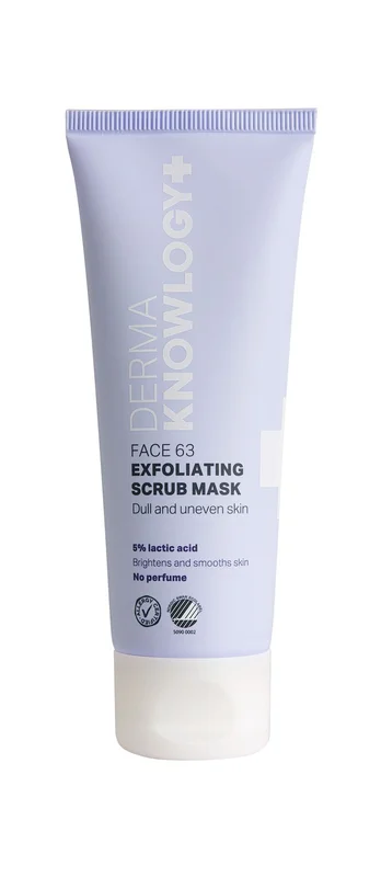 Dermaknowlogy Face 63 Exfoliating Scrub Mask 75 ml, Hudpleje, Skincare, Dermatologisk- & SpecialSkincare