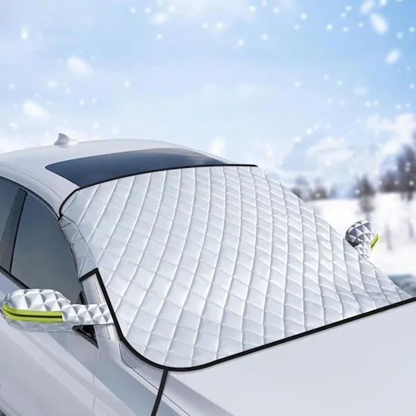 [RM] Windshield Cover against Frost, Car Windshield Cover for Winter, Ultra-thick Car Window Cover for Winter with Side Mirror Covers 115 cm x 144 cm