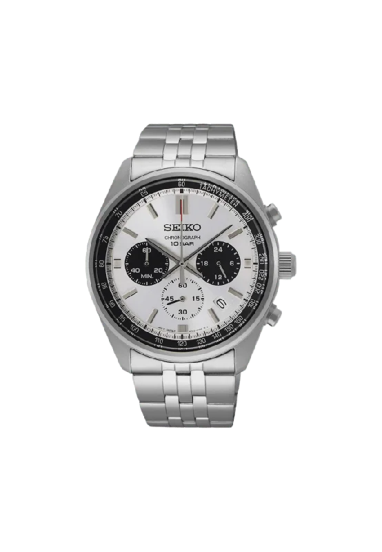 Seiko Classic Vit/stål, Metallband - Ssb425p1 Klockor Herr 41 mm