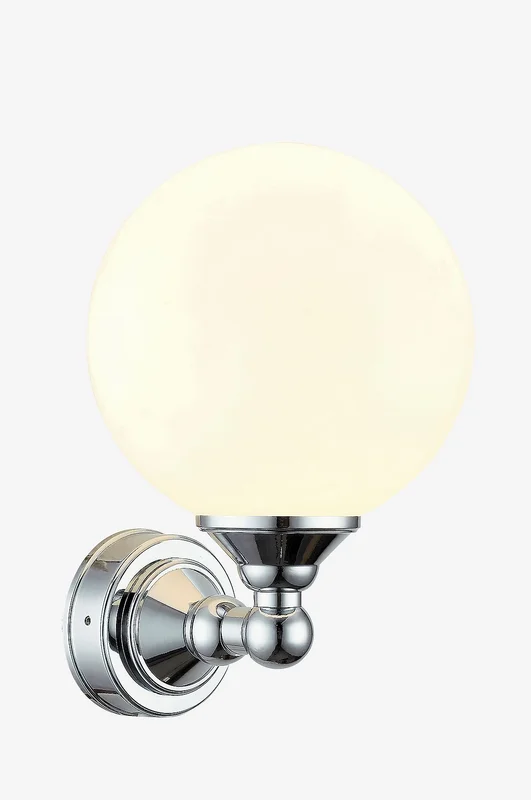 Aneta Lighting - Badrumsbelysning Lugano Vägglampa - Krom - Badrumsbelysning - Från Homeroom