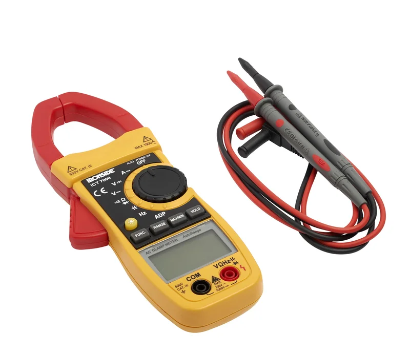 Ironside ICT7000 Tångamperemeter max. 40 mm ledardiameter, Mätinstrument