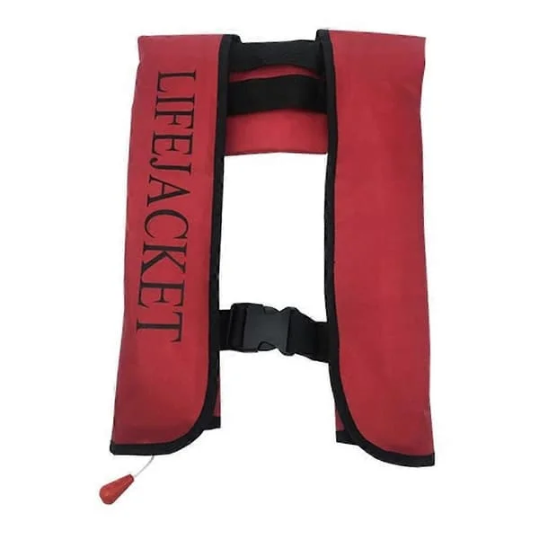 JH-CQJSY-01 Manuell Versjon Bærbar Oppblåsbar Redningsvest Voksen 300D Nylon 150N Høy Oppdrift VestB
