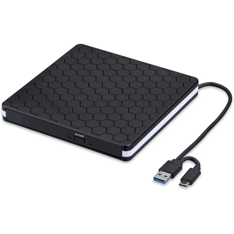 AliExpress - Externes CD-DVD-Laufwerk für Laptop, USB 3.0 USB C CD-Brenner, tragbares DVD +/-RW-Laufwerk, CD-Player, Lesegerät, Schreibgerät, Recorder