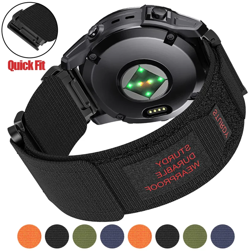 AliExpress - Bracelet de montre QuickFit 22 mm 26 mm pour Garmin Fenix E 8 Pro 7 7X 6 6X 5X, Epix 2 Pro, Instinct 3 2x, Forerunner 970 965 955