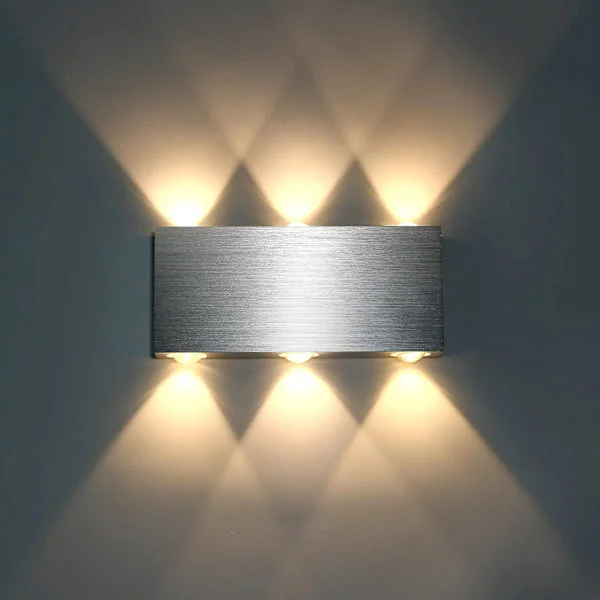 (SC) Smart LED Driver, Magnetic Wall Lamp 4000mAh for Garage Balcony, Rechargeable Wall Lamp with Touch Switch (6W)