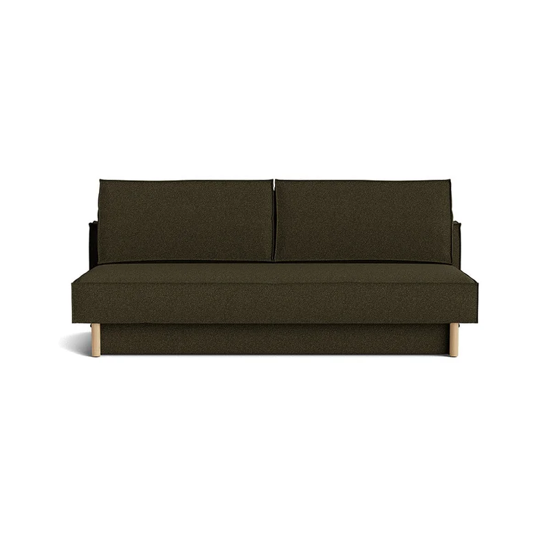 Noor 3 personers sovesofa, opbevaring - Bouclé Grøn - 200x108x89,5 - Sofa, sovesofa