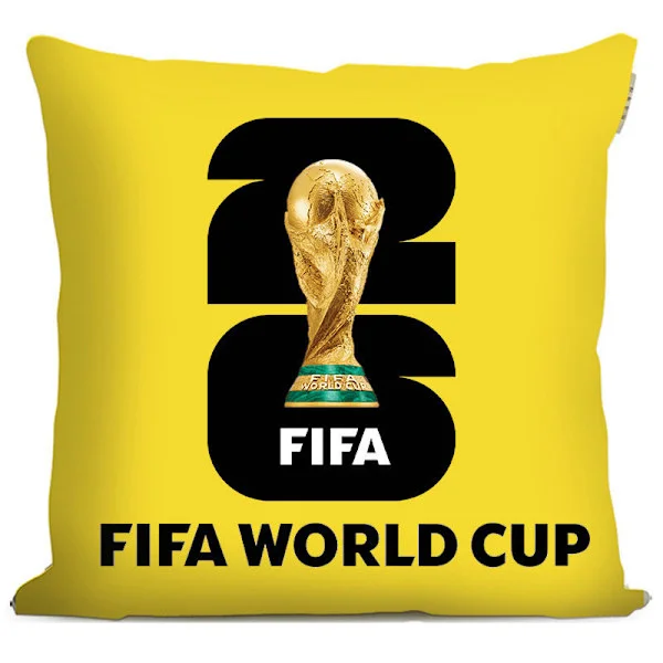 2026 World Cup FIFA World Cup Trophy-Themed Pillowcase (Design: USA, Canada, Mexico 6) 40*40cm