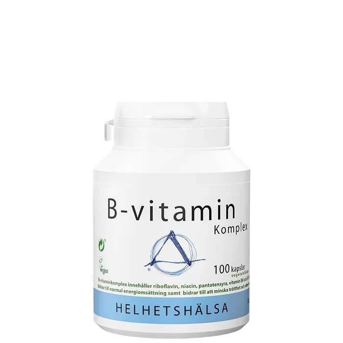 Helhetshälsa B-vitamin Komplex 100 kapslar