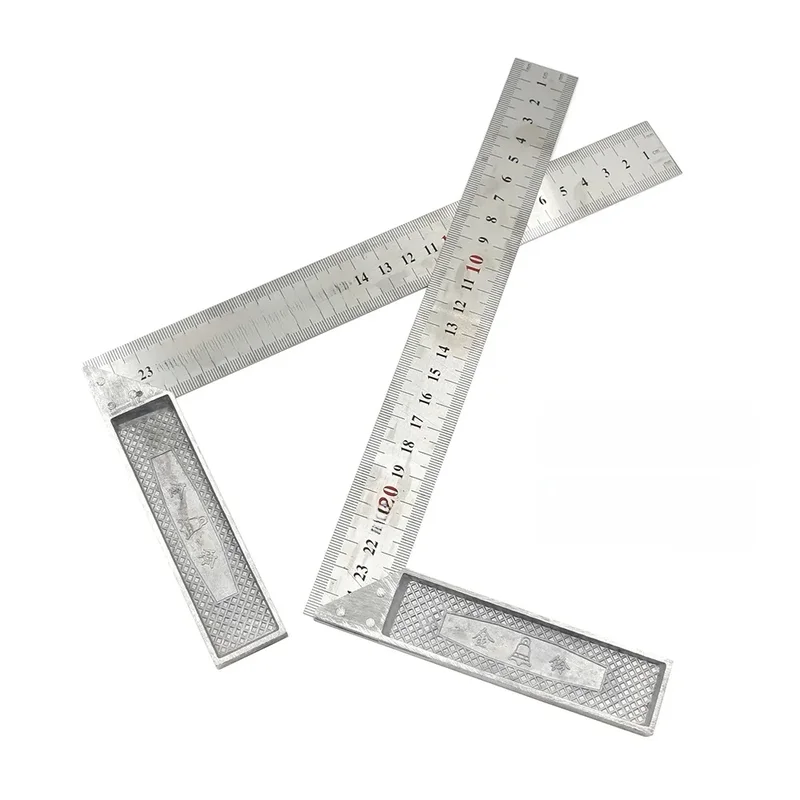 AliExpress - 250Mm/300Mm Aluminium Vierkante Heerser Rechts Hoek Meten Regel Tool Hoek Vierkante Heerser 90 Verdikte Handvat