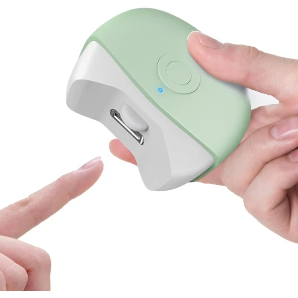 Electric Automatic Nail Clipper with Light, Electric Nail File for Adults, Newborns, Infants, Babies, Children, Seniors