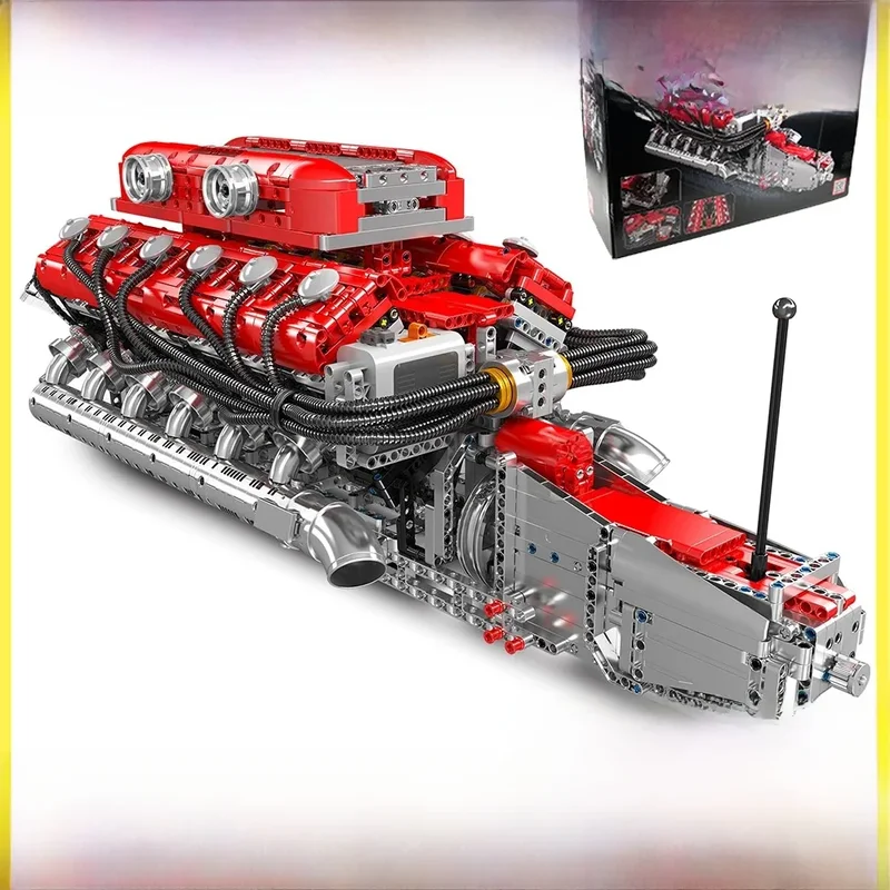 AliExpress - MOULD KING 10169 V12 Motor Modell Baustein Kit Sportwagen 3472 PCS Motor Drive Puzzle Block Montage Spielzeug Weihnachten geschenke