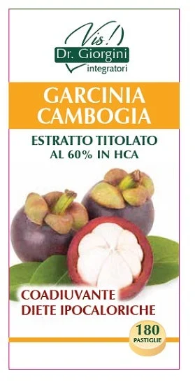 Garcinia Cambogia Estratto Titolato 180 Pastiglie