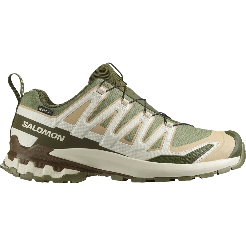 Salomon - Trailrunning-Schuhe XA Pro 3d V9 GTX - Deep Lichen Green / Safari - 47⅓
