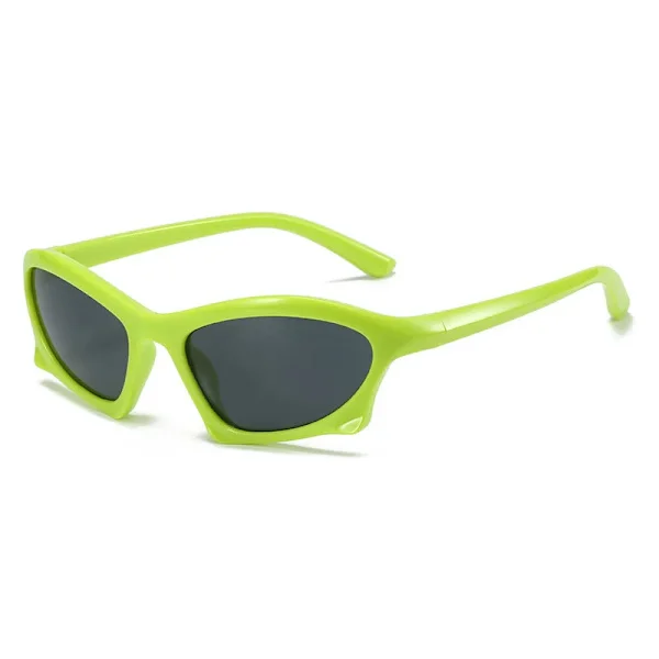 Retro Sports Solbriller Geometrisk Trend Steampunk Briller Sports Vintage Punk Shade Solbriller UV400 Kvinner Menn Briller
