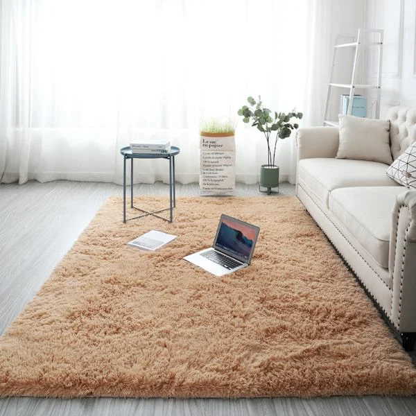 Shaggy Teppe, Enkelt Moderne Fluffy Stue Soverom Ultra Myk Mikrofiber - Flere fargevalg - 160×200cm