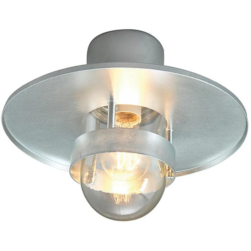 Norlys Bergen Loft armatur E27, IP55 Galvaniseret, Belysning