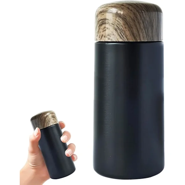 150ml Liten Termosmugg för Mjölk, Kaffe, Te, Mini Termosmugg för Varma och Kalla Drycker, 304 Rostfritt Stål Liten Vattenflaska, Bärbar Vakuumflaska