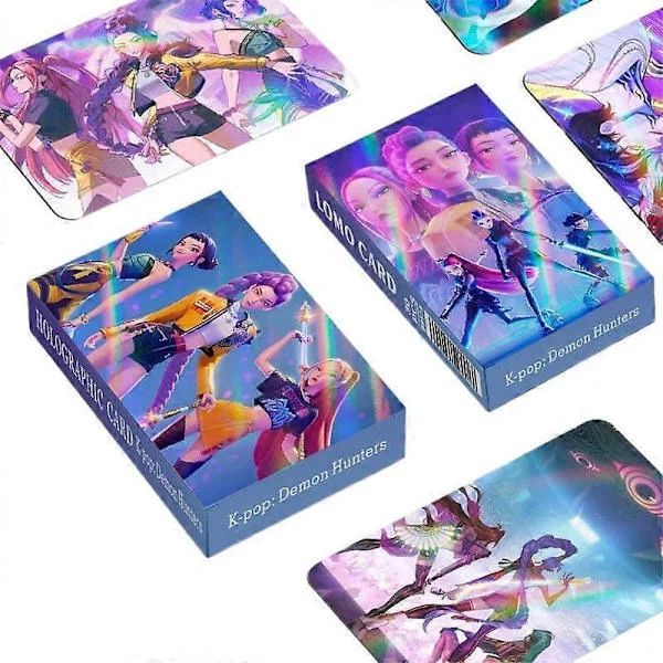 30 st Kpop Demon Hunters Flash Cards HD LOMO Vykort Tecknade Tjejgrupp Samlarobjekt Fans Merchandise