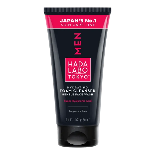 Hada Labo Tokyo Hydrating Foam Cleanser Gentle Face Wash Ansikte Herr 150ML