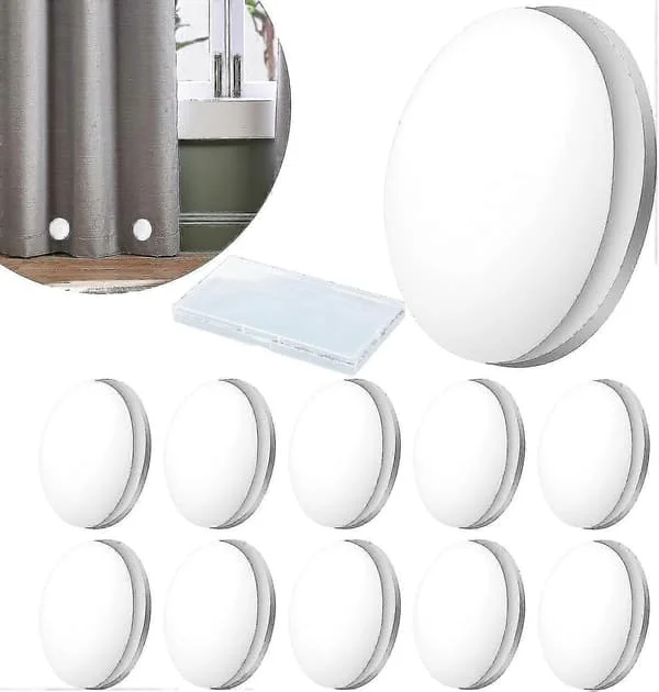 10 kpl Magneettiset verhopainot, vahvat magneettiset suihkuverhopainot, raskaat verhopainot pohjaan, ei tarvitse ommella