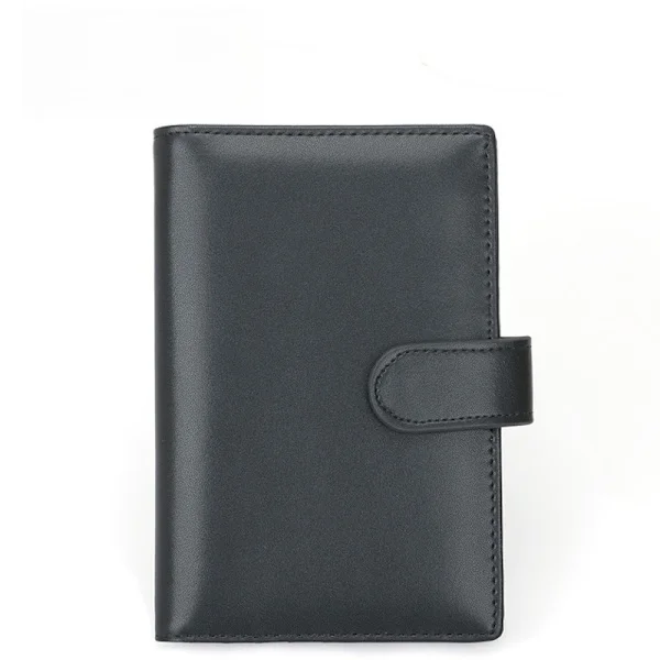 Genuine Leather RFID Passport Holder - Secure Travel Wallet