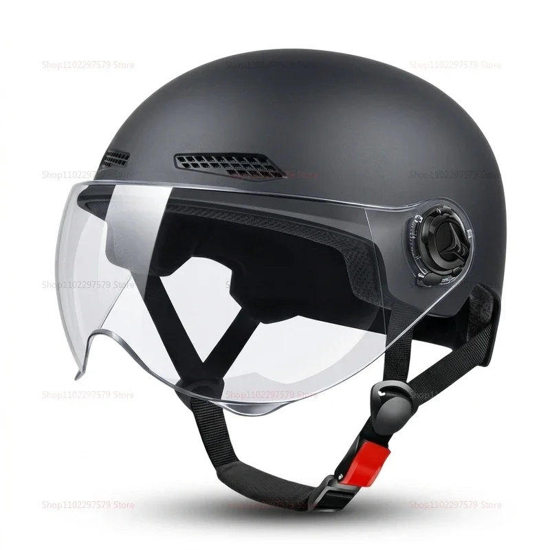 AliExpress - Casque de moto pour homme, classique, rétro, scooter, vintage, demi-casque, ultra léger, vélo, moto, casque de moto