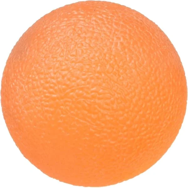 Gelboll för handträning, finger- och underarmsfärdighet, orange färg, extra mjuk, mjuk, motståndsträning, förstärkning och rehabilitering, fast