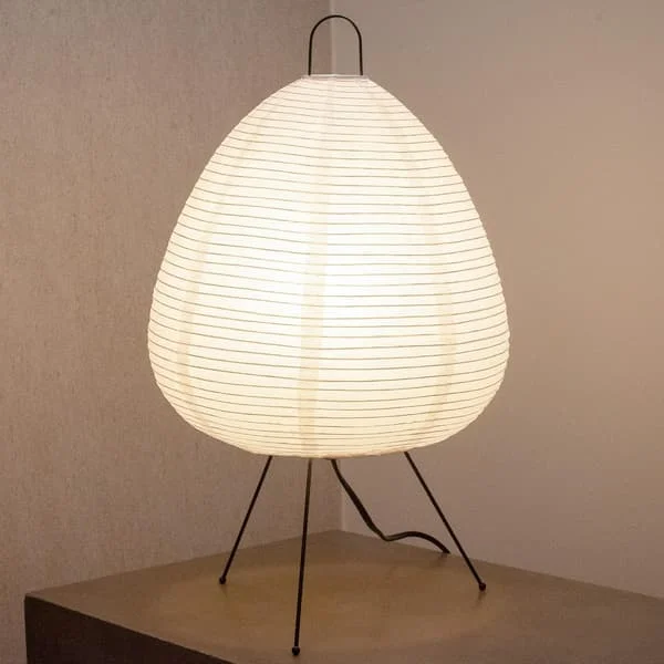 Nogy• Akari Noguchi Dimbar Japansk Papperslykta Lampa • Mysig Japandi-stil Papperslampa • Lyktlampa • Japansk Papperslykta Ljus • Rispapper