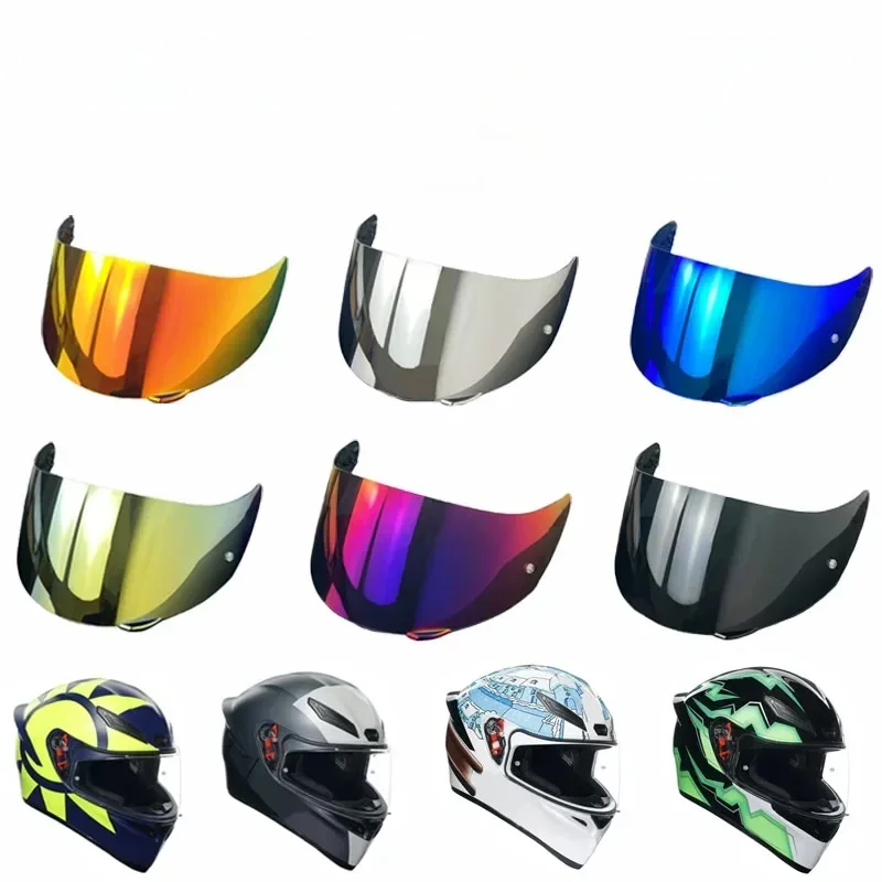 AliExpress - K5 K5S K5-S K3SV K1 K1S bouclier de casque de Moto pour AGV Visera Casco Moto visière K3SV visières de casque Protection UV