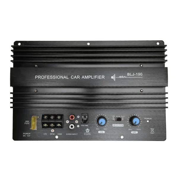 12V 300W Bil Høj Effekt Forstærker DIY Bil Bas Subwoofer Board til 8‐12 Tommer Bas Højttaler Dobbelt Svingspole Højttaler
