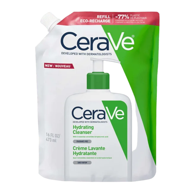 CeraVe Hydrating Cleanser Refill Rengöring Unisex 473 ML