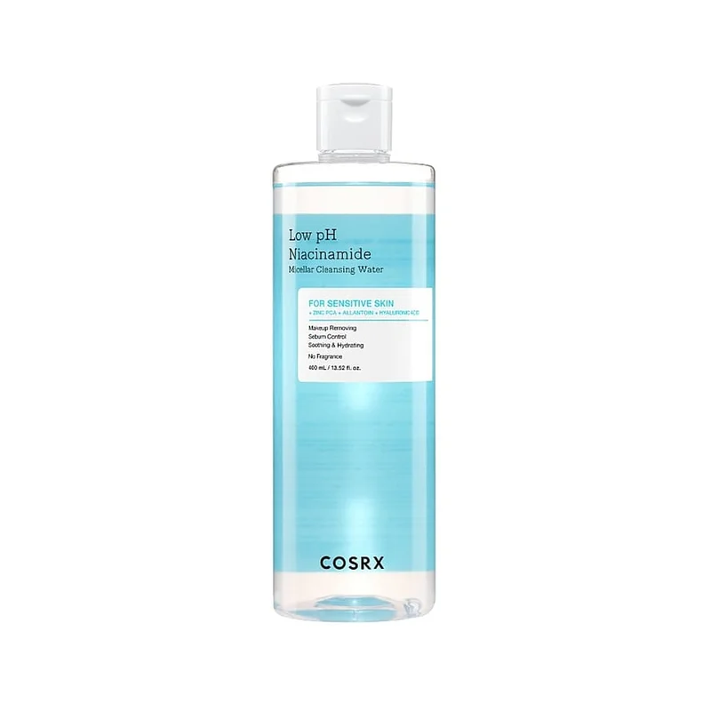 COSRX Low pH Niacinamide Micellar Cleansing Water 400 ml, Hudpleje, Renseprodukter, Micellar Water