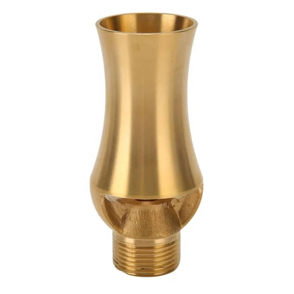 Dam Sprinkler Vannfontene Dyse Kobber Is Tårn Kaskade Sedertre Sprayhode for Hagedam G1/2 G3/4 Universal 9.5cm