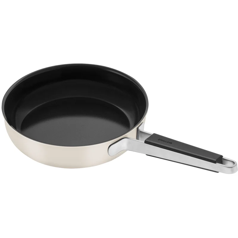 Zwilling Pure stekpanna 24 cm, rostfritt stål, elfenbensvit | Matlagning > Kokkärl & Stekpannor > Kopparkokkärl > Stekpanna | Bagaren och Kocken
